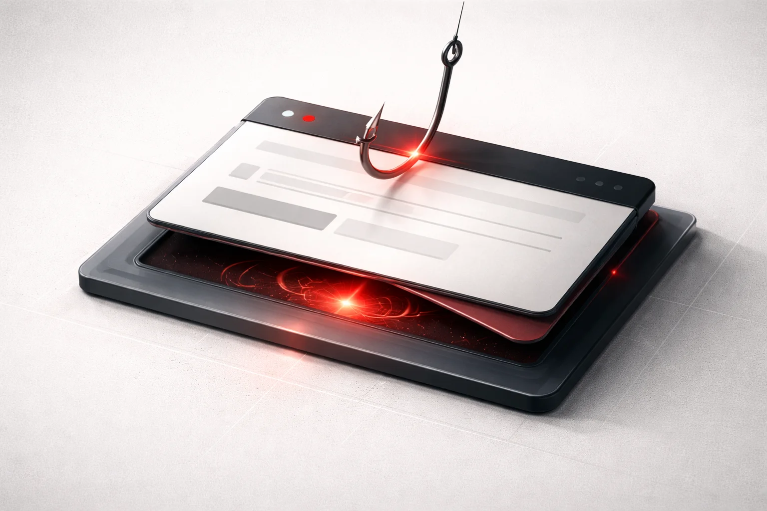 Kimlik avı saldırılarını tanımayı anlatan siber güvenlik görseli