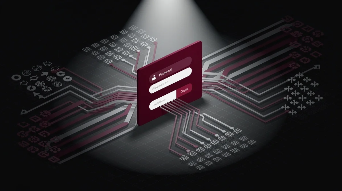 Şifre tahmin saldırılarının mantığını anlatan parola güvenliği görseli