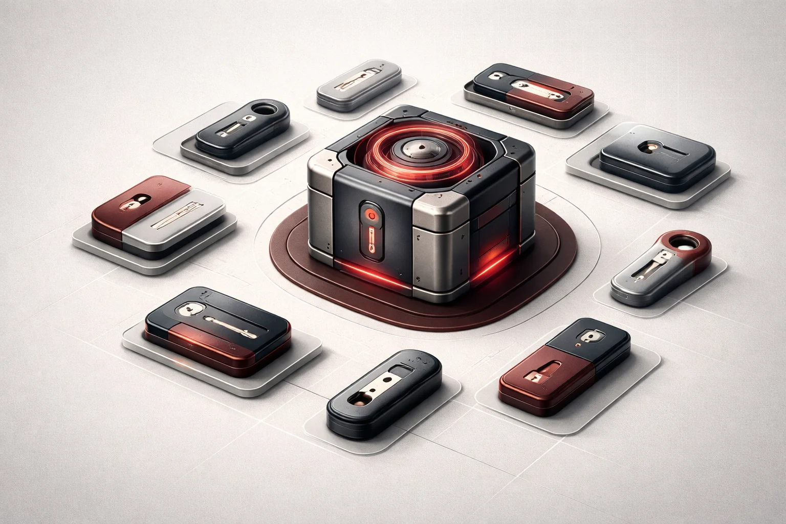 Şifre yöneticisi kullanımını anlatan hesap güvenliği görseli